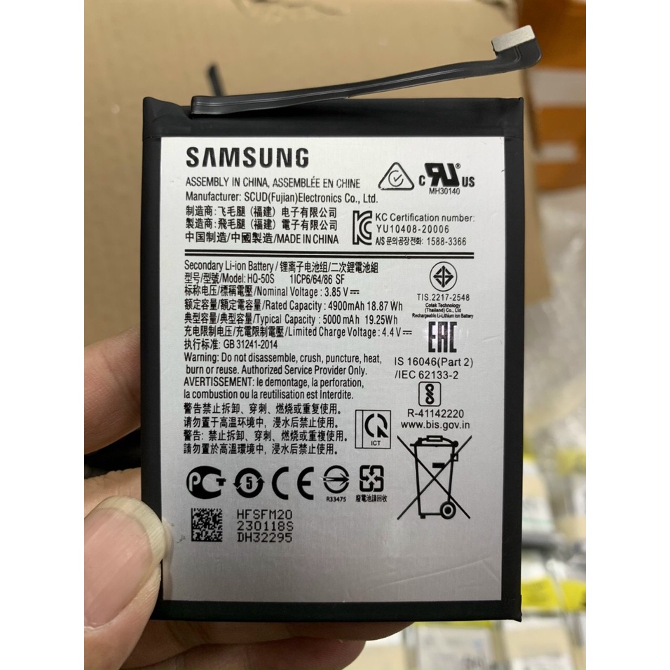 Pin thay thế cho Samsung galaxy A03 - galaxy A03s - Galaxy A02s Mã Model HQ-50S dùng chung nhau