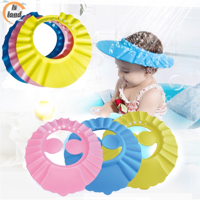 Mũ Chắn Nước Gội Đầu Bảo Vệ Tai Có Thể Điều Chỉnh Cho Bé