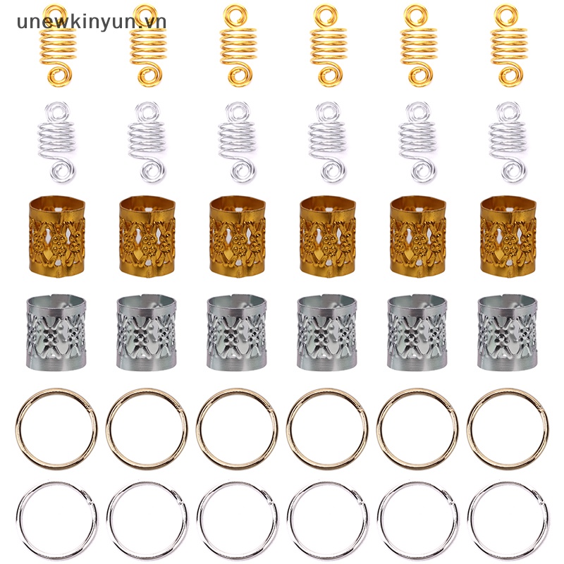 Bộ 60 Hạt Bện Tạo Kiểu Tóc Độc Đáo Tiện Dụng