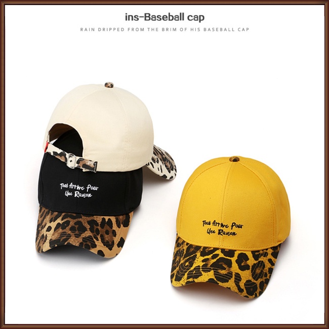 Mũ Lưỡi Trai Họa Tiết Da Báo Thời Trang Cho Nam Và Nữ