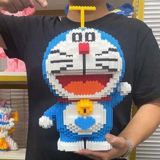 Mô hình lắp ráp 3D các nhân vật phim hoạt hình Doraemon và những người bạn.