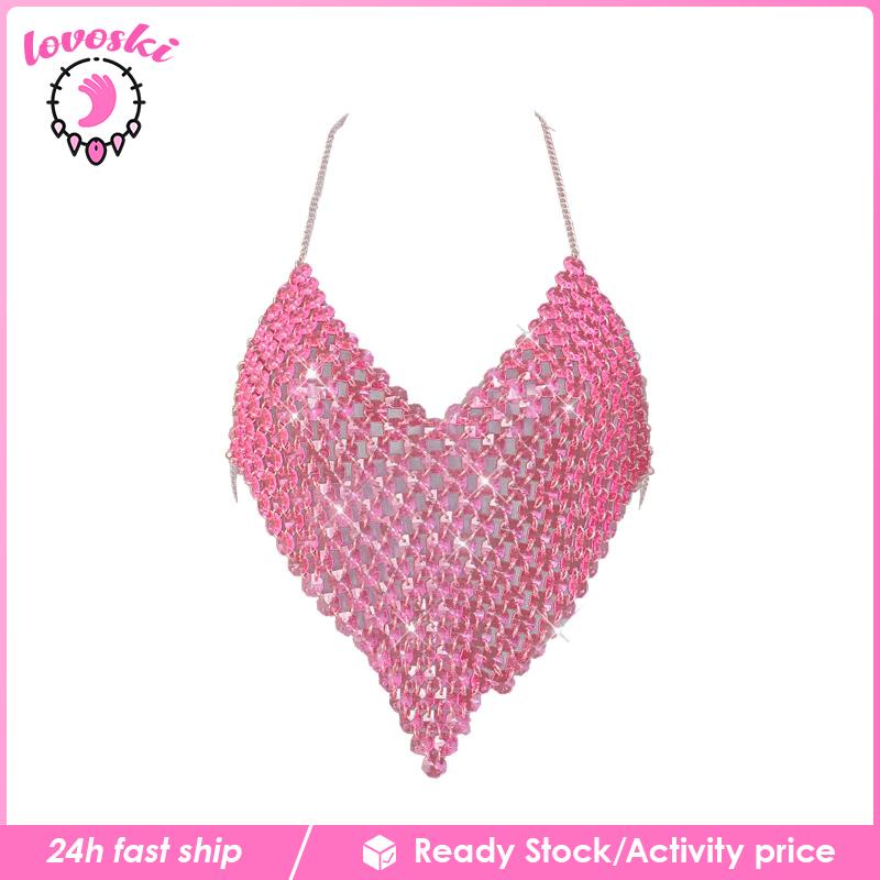 Áo Croptop Hở Lưng Dùng Múa Bụng Thời Trang Mùa Hè Quyến Rũ Cho Nữ