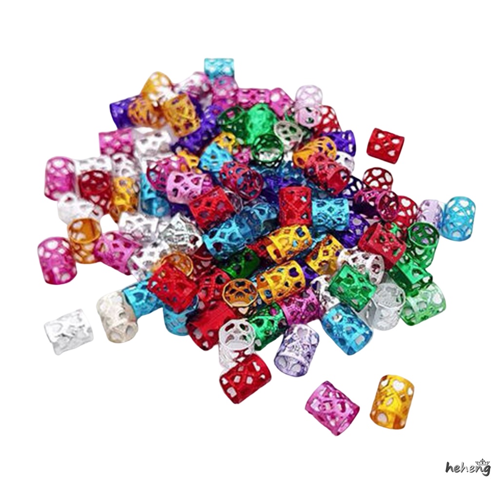 Set 100 Kẹp Tóc Kim Loại Nhiều Màu Sắc Phong Cách Hip Hop