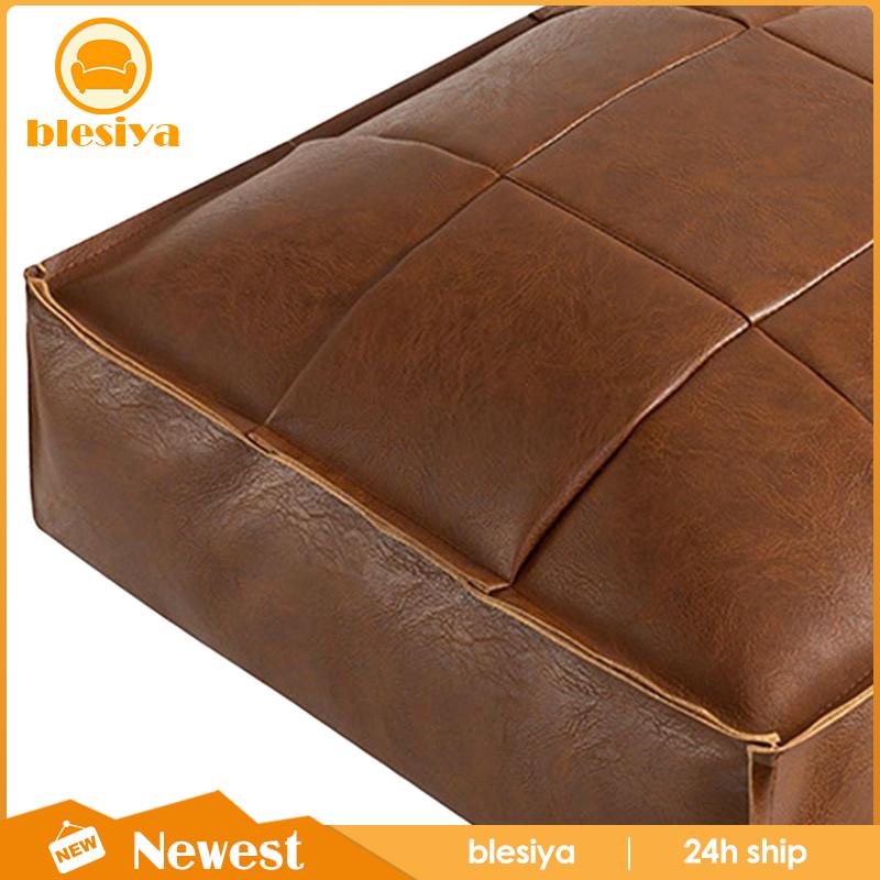 Đệm Kê Chân Ottoman Bằng Da PU Mềm Mại Dành Cho Trẻ Em Dưới Bàn