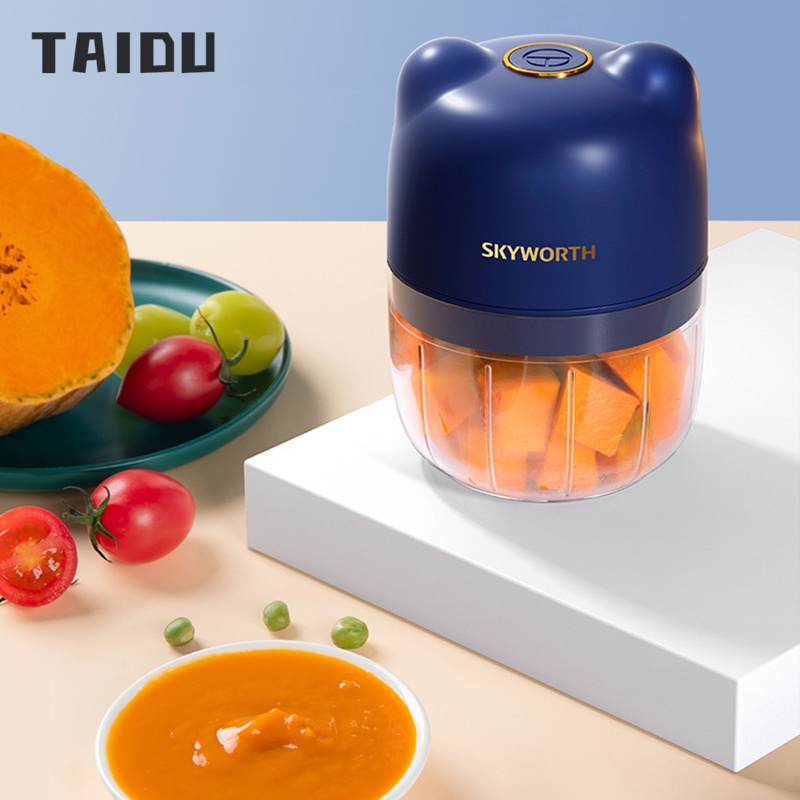 TAIDU Máy bổ sung thức ăn trẻ em Máy nấu ăn đa chức năng bằng điện nhỏ Máy trộn thức ăn