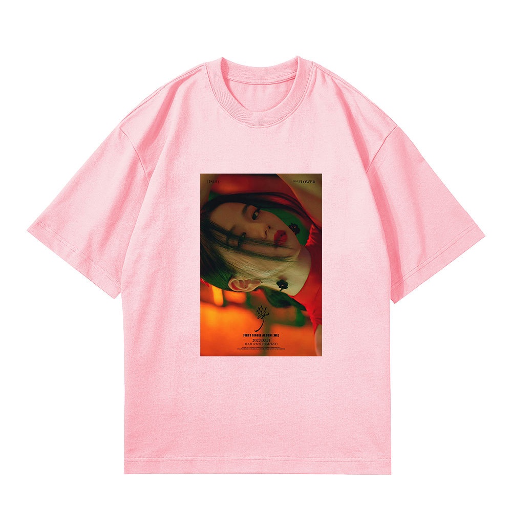 Áo Thun In Hình Hoa KPOP BLACKINK JISOO