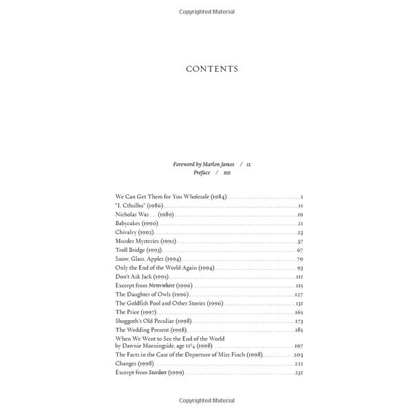 The Neil Gaiman Reader: Selected Fiction