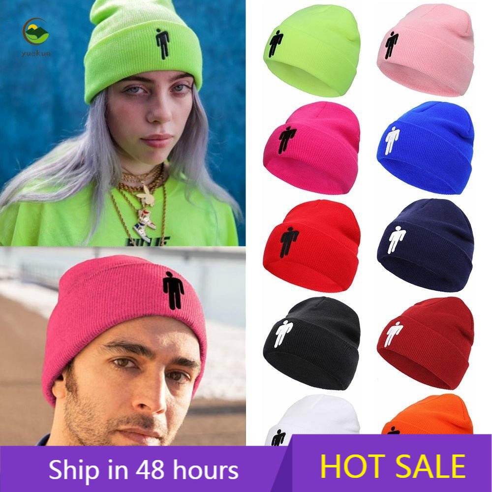 Mũ nồi màu trơn phong cách hiphop thêu chữ thời trang