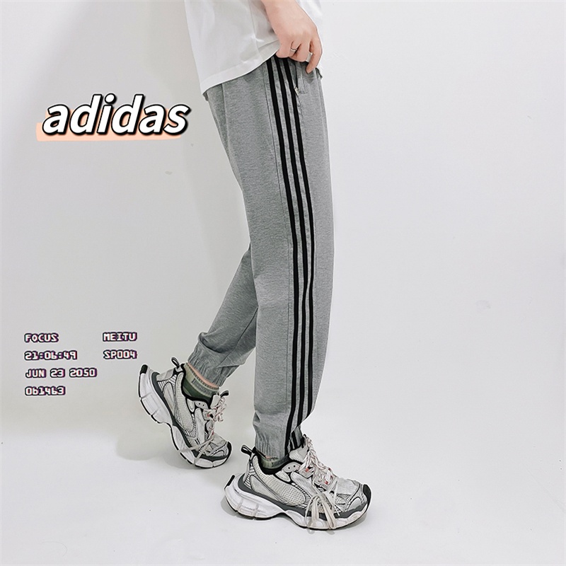 Quần Thể Thao Thêu Logo Adidas Chính Hãng 100% Phong Cách Cổ Điển Dành Cho Nam Nữ