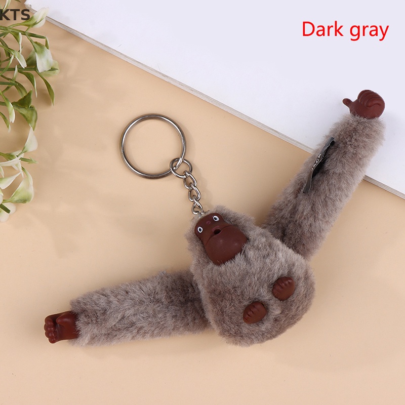 Móc Khóa Khỉ Nhồi Bông Dễ Thương