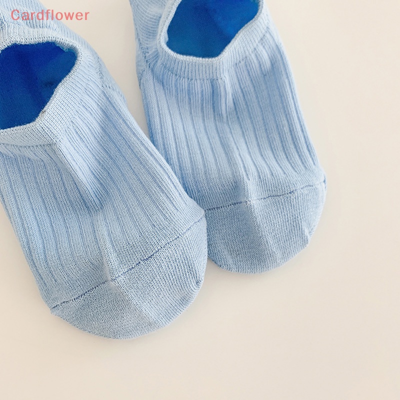 &lt; Cardflower &gt; Vớ Cotton Mỏng Màu Kem In Chữ Thoáng Khí Thời Trang Xuân Hè Hàng Mới Dành Cho Bạn Nữ