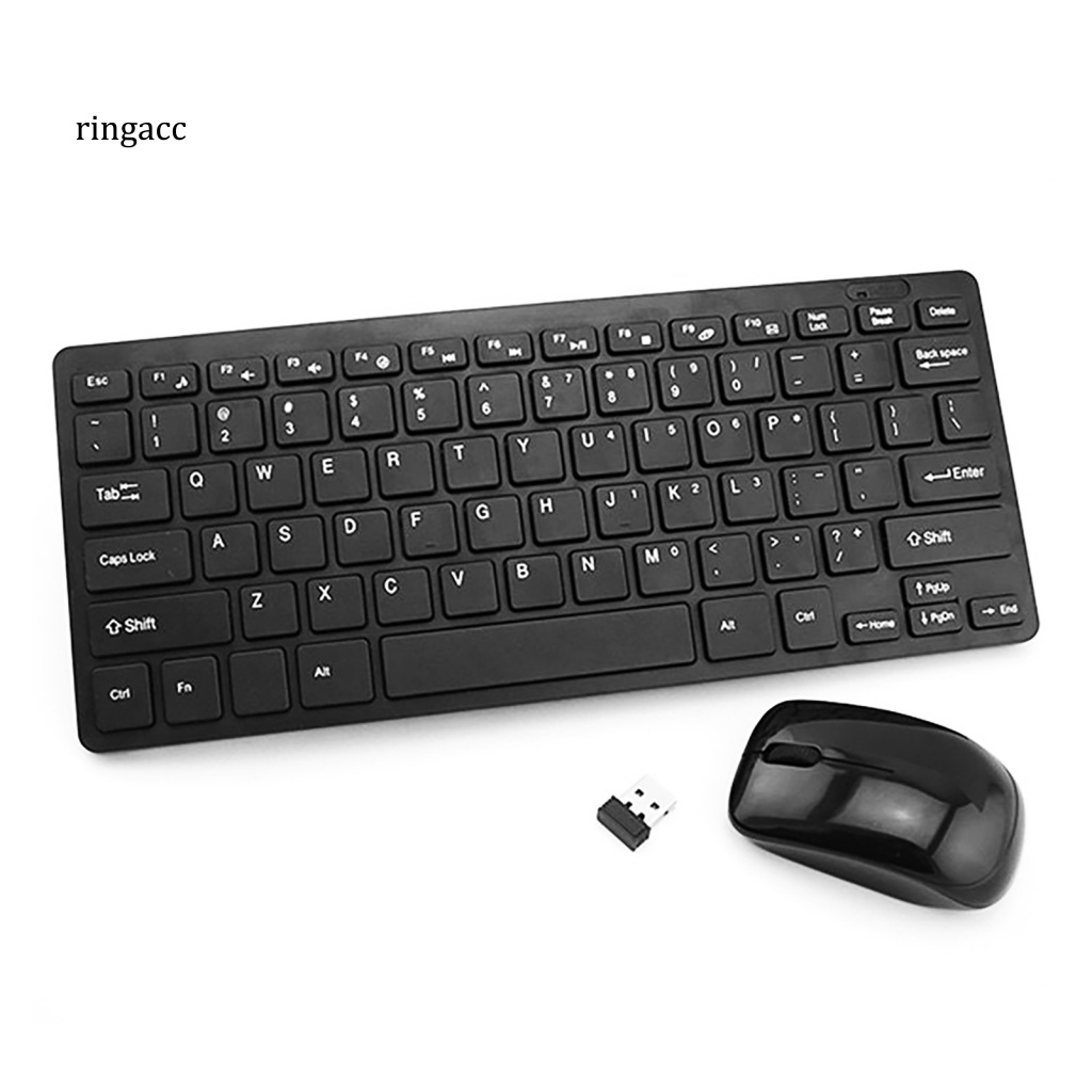 Set 2 Bàn Phím Cơ HK-03 Không Dây Di Động Không Gây Tiếng Ồn Cho Văn Phòng