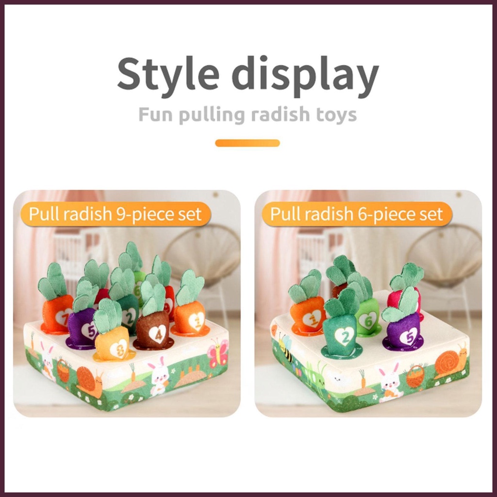 Cà Rốt Đồ Chơi Bằng Nhựa Dễ Thương Cho Bé