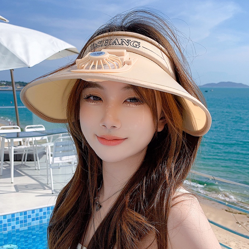 Mũ Lưỡi Trai Hở Chóp Che Nắng Phong Cách Mới Cho Nữ