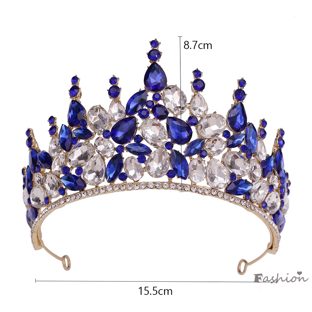 Cài Tóc Hình Vương Miện Đính Đá Lấp Lánh Thời Trang Cho Nữ