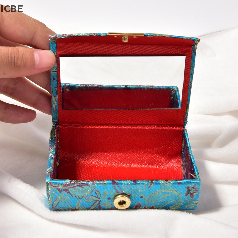 Hộp Đựng Son Môi Hai Ngăn Có Gương Soi Thời Trang