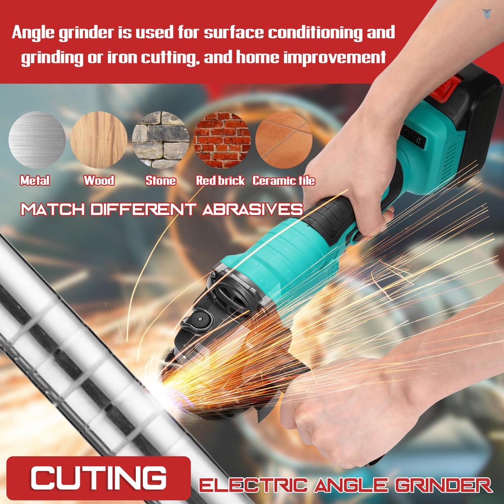 Máy Mài Góc 125mm 18V 11000rpm Tốc Độ Cao Đa Năng