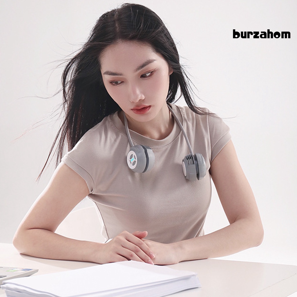 1 Bộ Quạt Treo Cổ Không Cánh 3 Tốc Độ Gió Tiếng Ồn Thấp 7 Màu Sắc Tùy Chỉnh Tiện Dụng