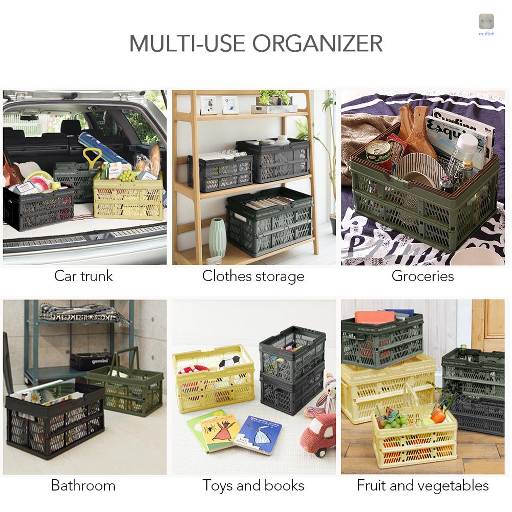 Giỏ Đựng Đồ Mua Sắm Có Tay Cầm Có Thể Xếp Chồng Lên Nhau Tiện Dụng