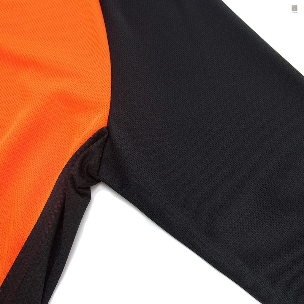 Áo Đạp Xe Dài Tay Thoáng Khí Có Khóa Kéo Toàn Diện Cho Nam