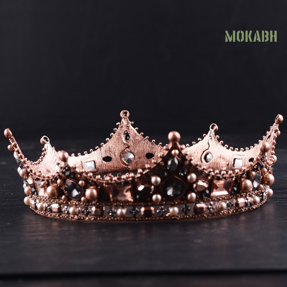 Cài Tóc Hình Vương Miện Nữ Hoàng Phong Cách Baroque Cổ Điển