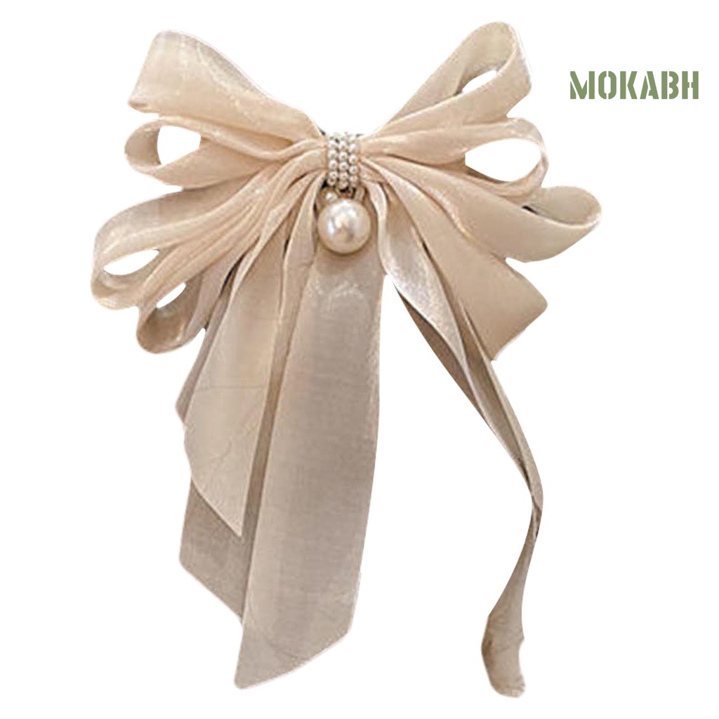 Kẹp Tóc Bằng Chất Liệu Mềm Mại Nhiều Lớp Chống Trượt Kiểu Dáng Ngọt Ngào Dành Cho Nữ