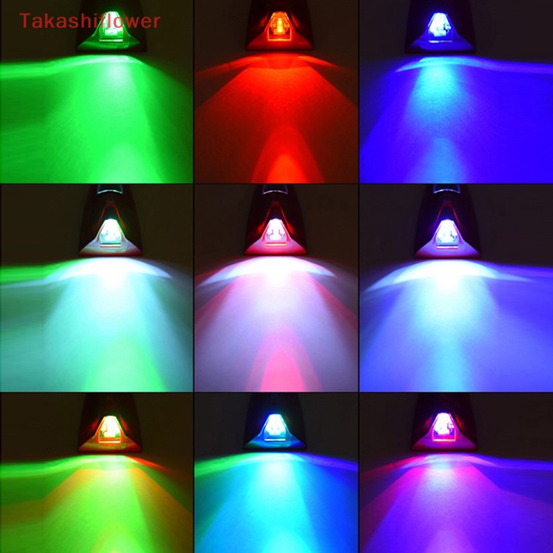 Ăng Ten Vây Cá Mập Có Đèn LED Sử Dụng Năng Lượng Mặt Trời Tự Động Gắn Nóc Xe Hơi