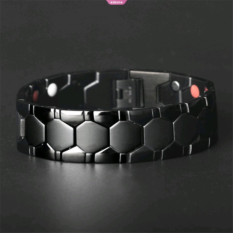 Vòng Tay Chuỗi Nam Châm Bằng Đồng Nguyên Chất Phong Cách Vintage Cho Nam