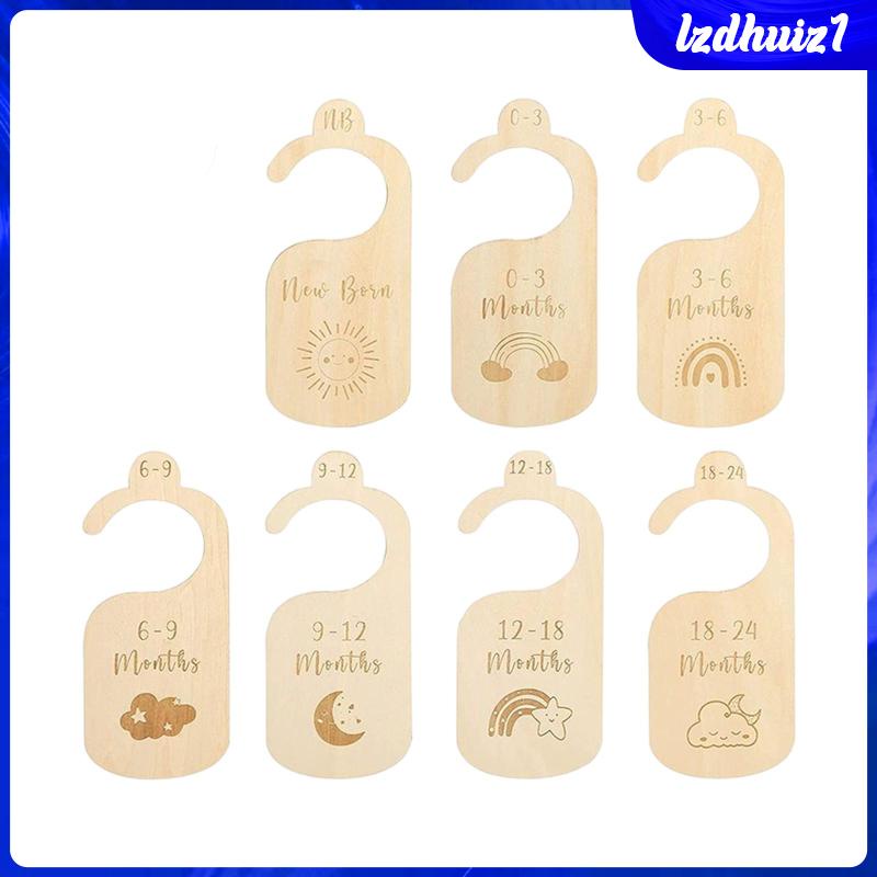 Set 7 Tấm Chia Ngăn Tủ Quần Áo Em Bé Tiện Dụng