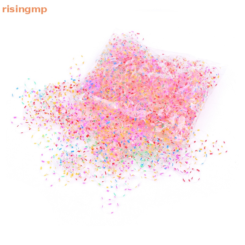 Set 1000 Dây Thun Cột Tóc Không Đau Dùng Một Lần Dành Cho Bé Gái