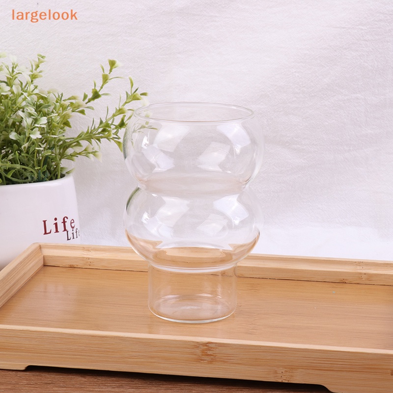 Cốc Thủy Tinh Trong Suốt Hình Quả Bầu Đựng Sữa Chua / Món Tráng Miệng