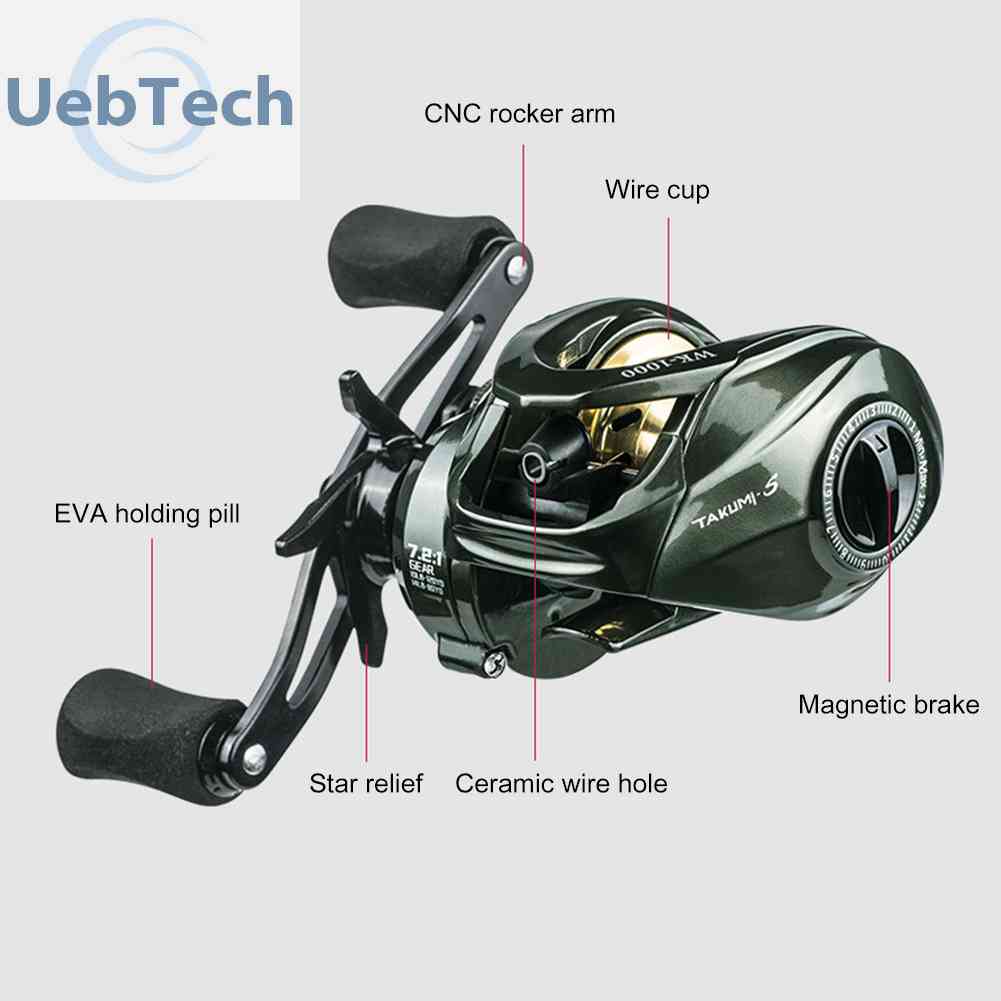 Máy Câu Cá 6.3 / 1 13 + 1 Bi Chuyên Nghiệp