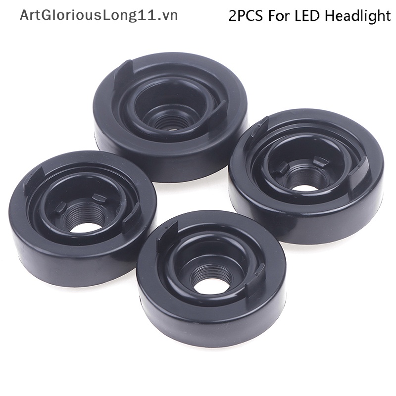 Set 2 Vỏ Cao Su Mềm Bọc Đèn Pha LED Chống Bụi Thông Dụng Cho Xe Hơi