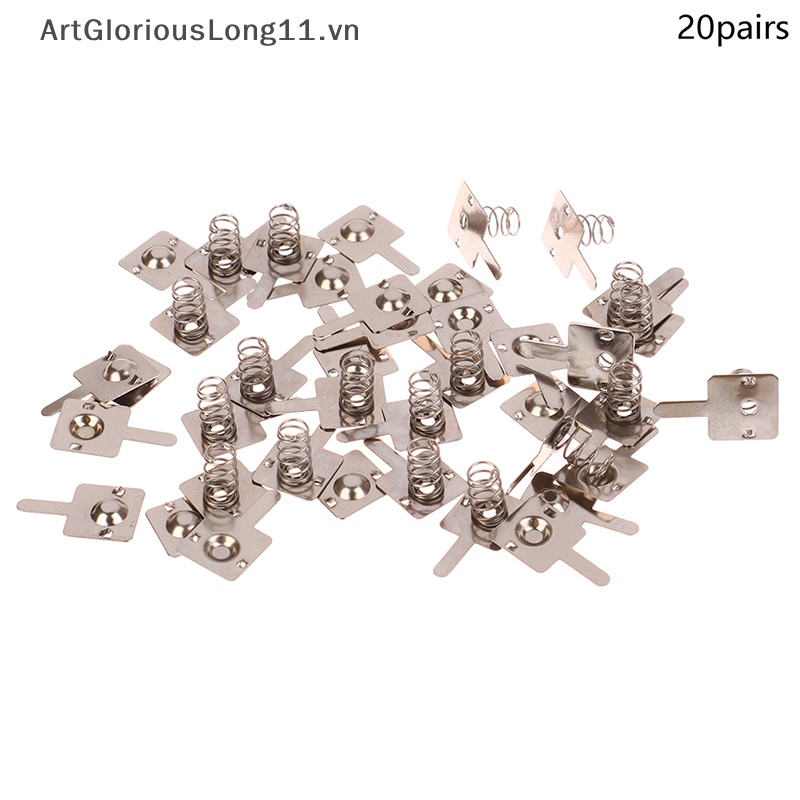 Artgloriouslong 20 Đôi Mùa Xuân Shrapnel 5 Không. Mảnh liên hệ cực đoan và tích cực.