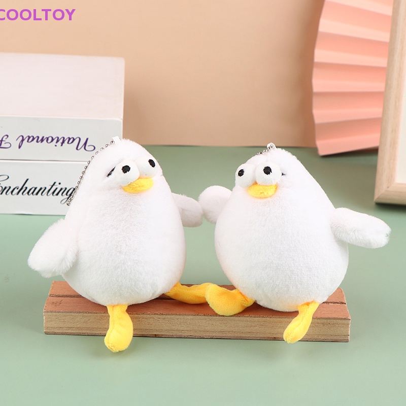 Búp Bê Nhồi Bông Hình Gà Con 12cm Mềm Mại Trang Trí Ba Lô / Móc Khóa