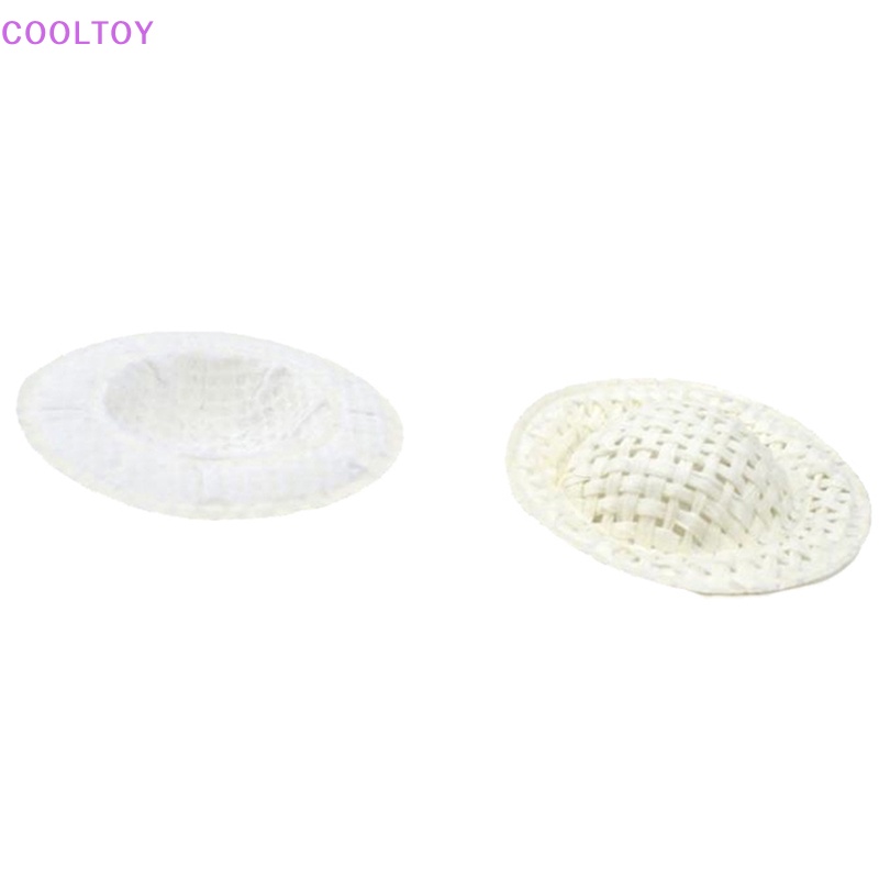 Set 10 Nón Rơm Mini 4cm Trang Trí Nhà Búp Bê