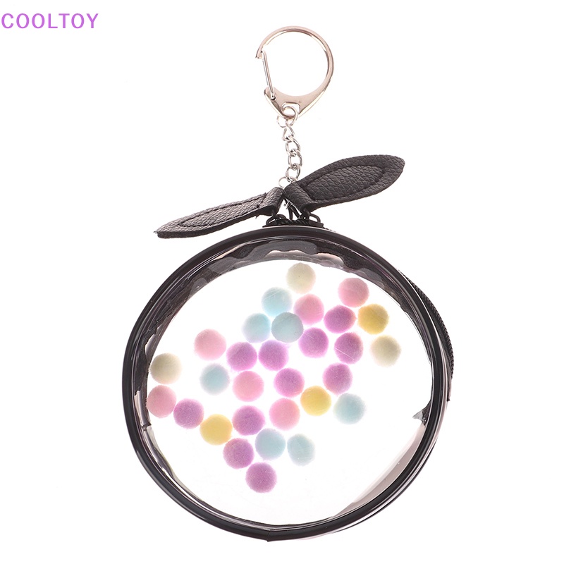 Cooltoy Hộp Đựng Búp Bê Bằng PVC Trong Suốt Hình Tròn Chống Bụi Có Khóa Kéo Trưng Bày