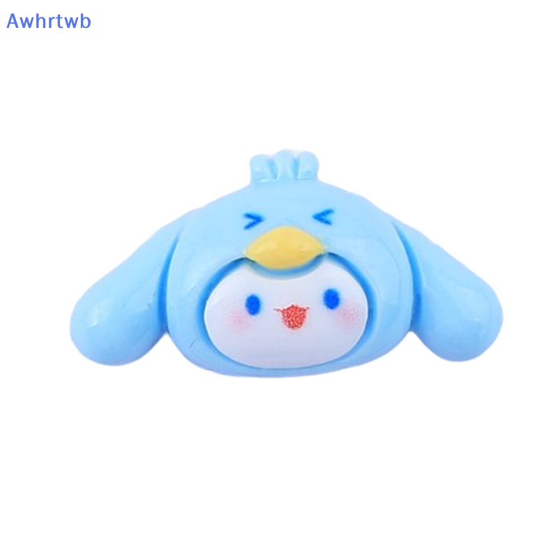 Set 10 Phụ Kiện Kẹp Tóc Hình Chú Chó Trắng Lấp Lánh DIY Mới