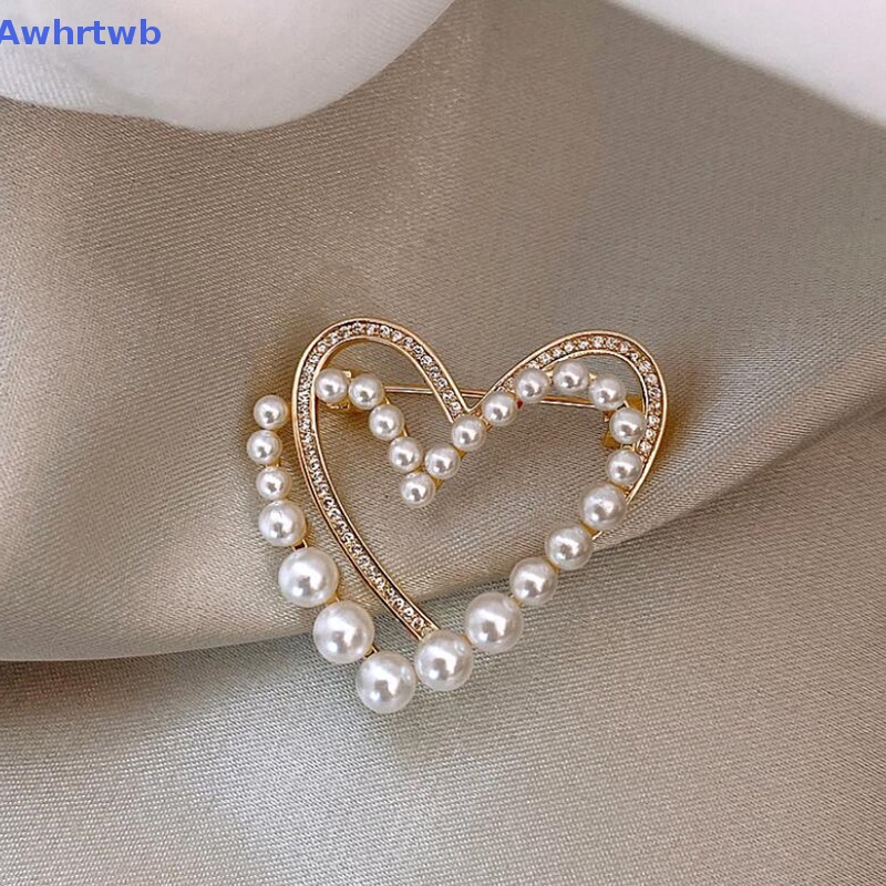 Ghim Cài Áo Hình Trái Tim Đính Đá Thời Trang Mới