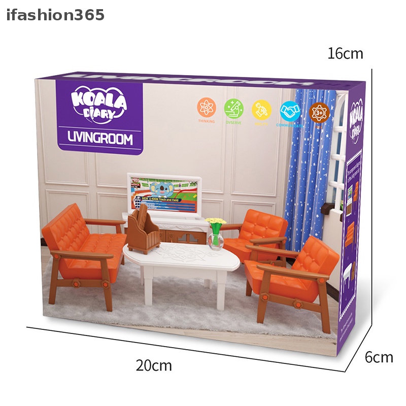 Mô Hình Phòng Ngủ / Siêu Thị Mini Trang Trí Nhà Búp Bê ifashion365 [ifashion365]