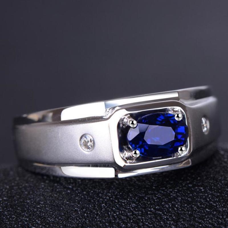 Nhẫn Cưới Thép Titan Bạc Đính Đá Zircon 2 Màu Thời Trang Cho Nam Nữ