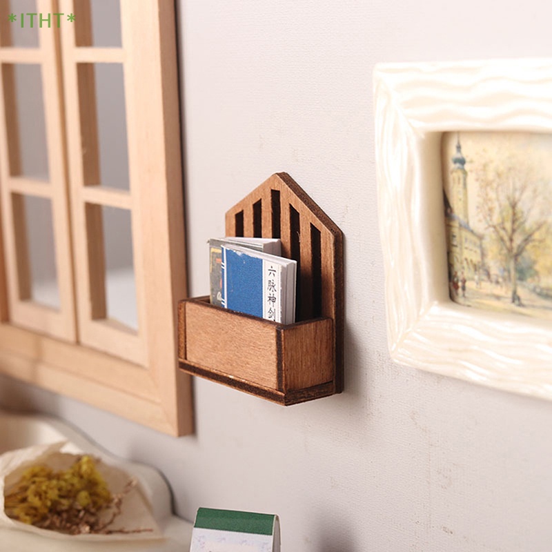 Giỏ Đựng Hoa Treo Tường Trang Trí Nhà Búp Bê 1: 12 Mới
