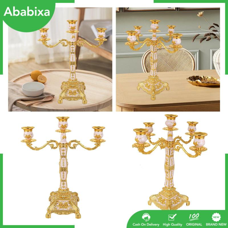 [Ababixa] Giá Đỡ Đèn Cầy Bằng Kim Loại Phong Cách Cổ Điển Trang Trí Bàn Tiệc Kỳ Nghỉ
