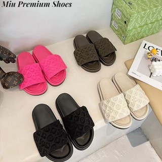 Dép bánh mì quai dán đế dày thời trang dành cho nữ