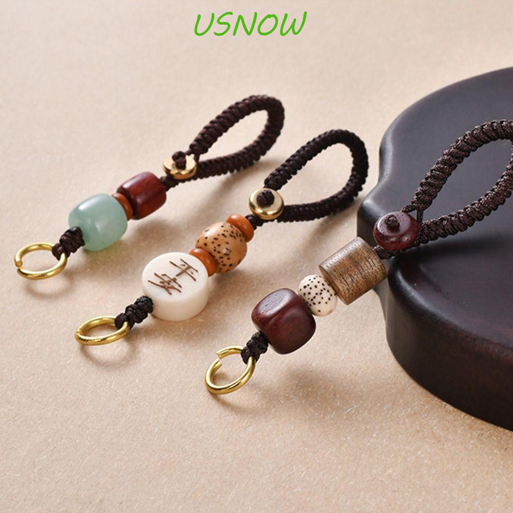 Móc Chìa Khóa Xe Hơi Có Dây Ngắn DIY Sáng Tạo