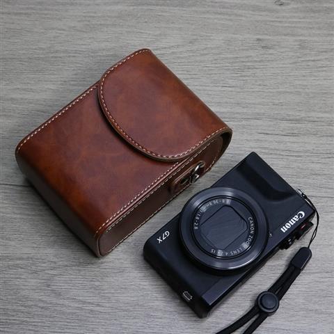 Túi Da Đựng Máy Ảnh Sony RX100m5a 7 Canon G5X2 ZV1 Phù Hợp