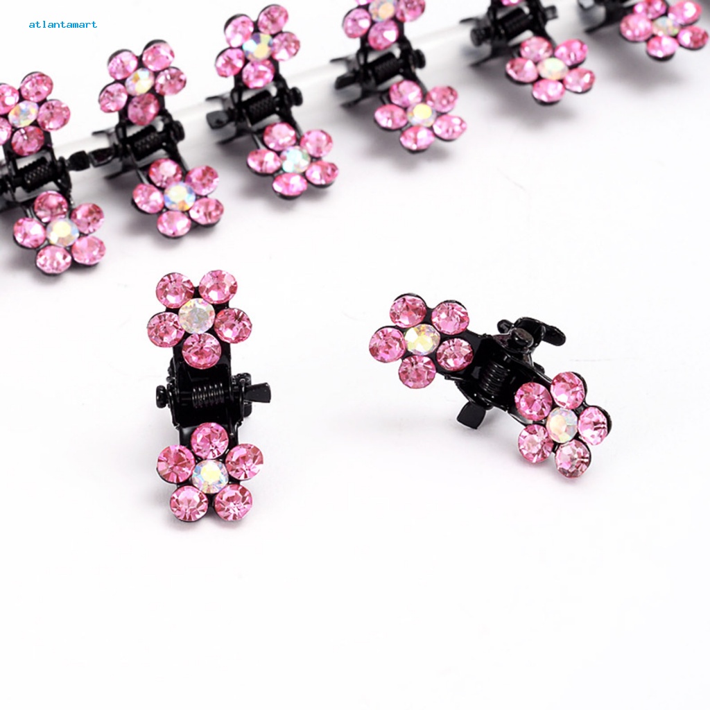 Túi Đựng Đồ Dùng Cao Cấp Tiện Dụng| Set 12 Kẹp Tóc Chống Trượt Trọng Lượng Nhẹ Hình Hoa Dễ Thương Cho Bé