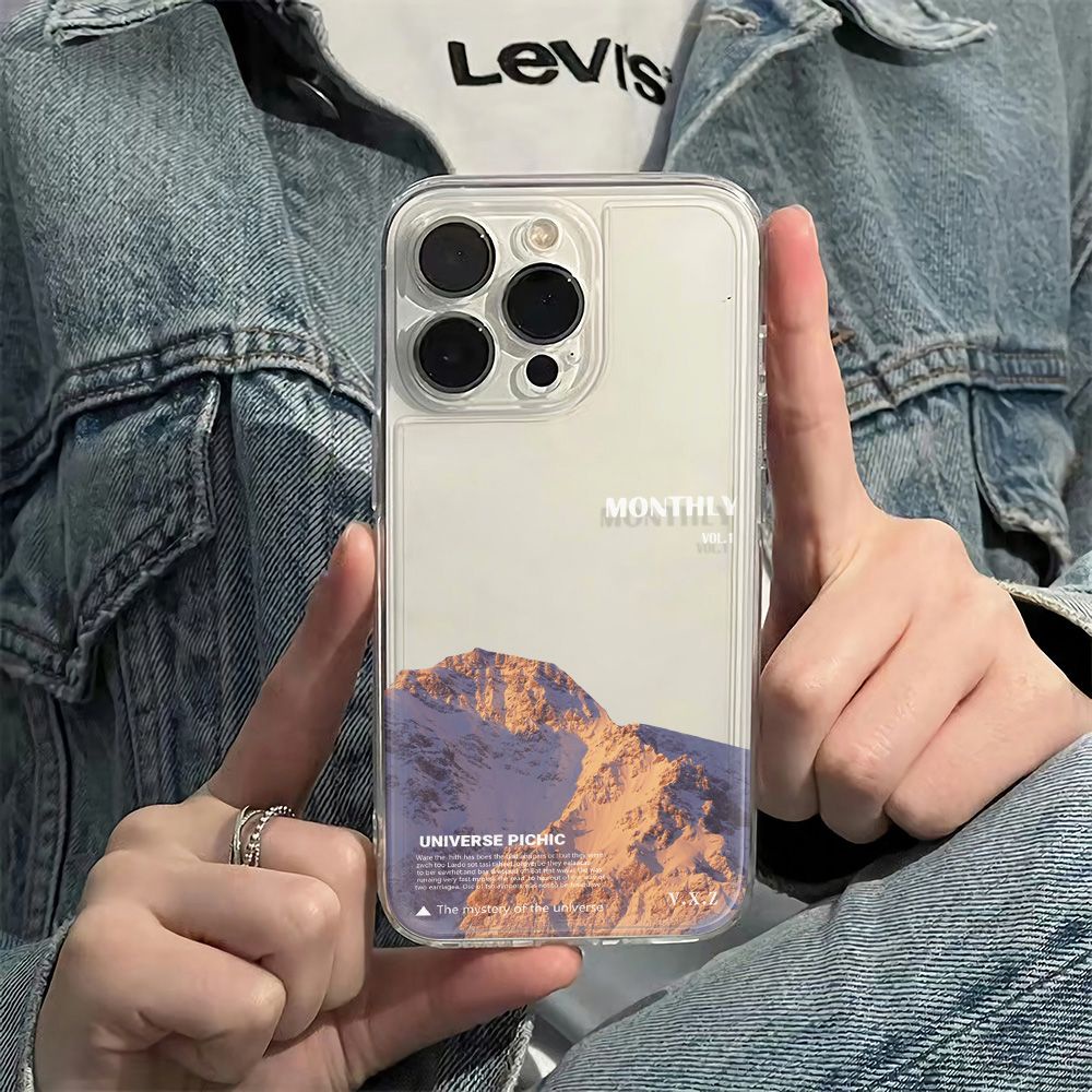 ✅Ốp Điện Thoại Mềm Chống Sốc Kiểu Dáng Đơn Giản 6ins plus78 iPhone12 max Sunshine 11 13 Apple 14pro 4DLU