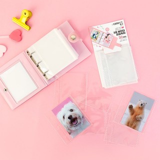 Daiso hàn sheet refill mini binder/ collect book 1 ô 3 còng - có sẵn