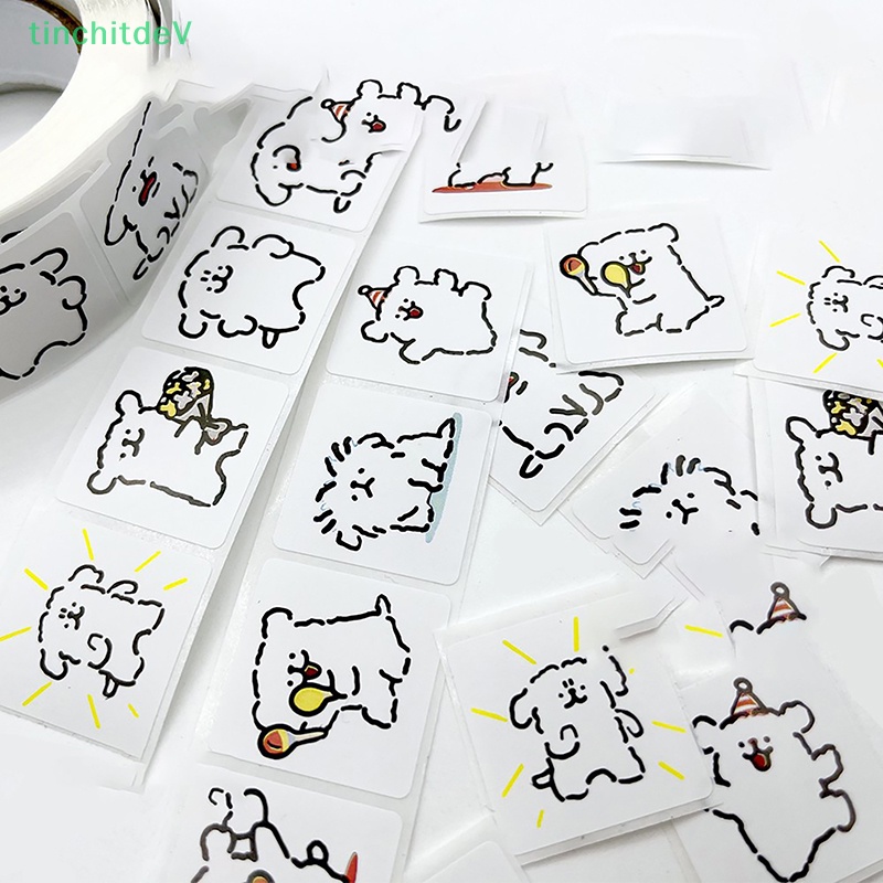 Bộ 500 Miếng Dán Hình Động Vật Hoạt Hình Trang Trí Quà Tặng Cho Bé